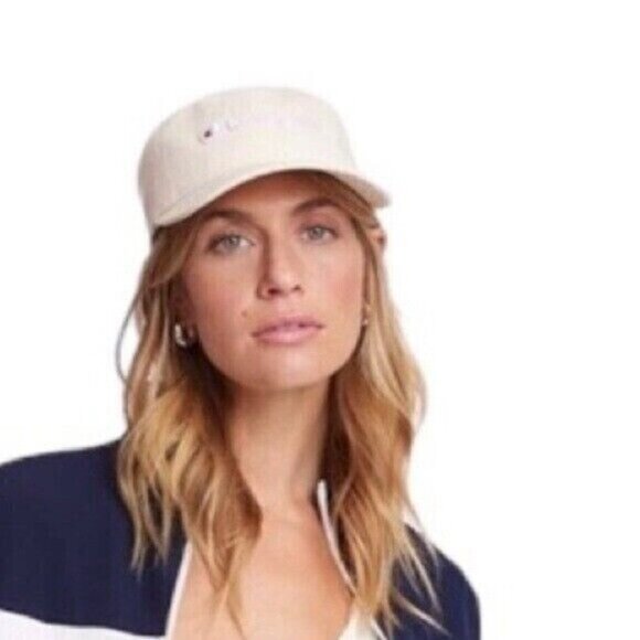 Champion Baseball Cap  Unisex One Size Cream Embroidered Logo Strapback - Picture 1 of 12